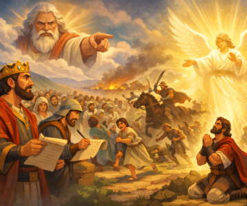 2 Samuel – Capítulo 24: Davi realiza um senso e desagrada a Deus, porém devido a sua sábia escolha na hora da punição, Deus tem misericórdia de Davi e o povo de Israel. (Veja aqui a história completa).